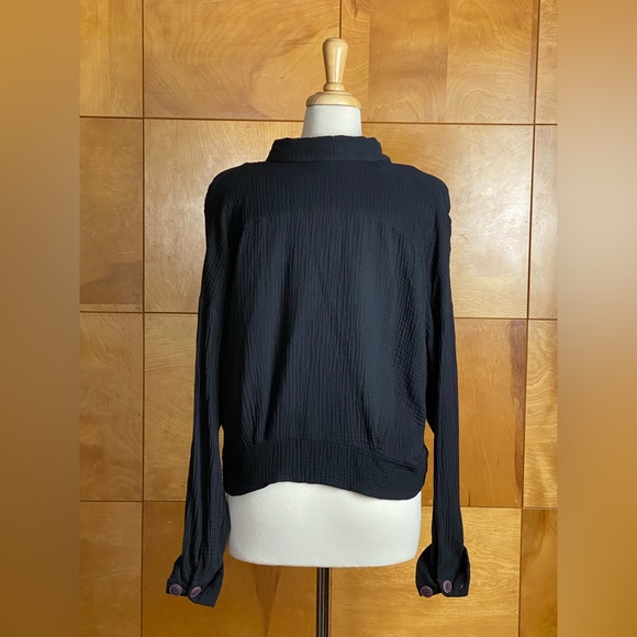 NWOT Free People Lightweight Button down - Picture 5 of 7